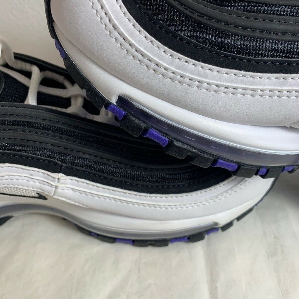Nike Air Max 97 GS White/Black-Persian Violet 9215 - Picture 7 of 8